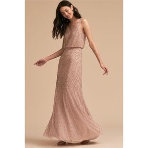 Anthropology Blaise Dress - Blush/Sandstone